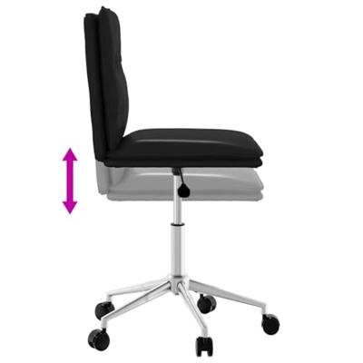 Eetkamerstoel kunstleer zwart Eetkamerstoel kunstleer zwart