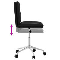 Eetkamerstoel kunstleer zwart - thumbnail