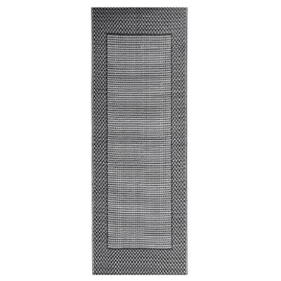 VidaXL Buitenkleed arakil 80x250 cm polypropeen zwart