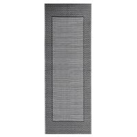 VidaXL Buitenkleed arakil 80x250 cm polypropeen zwart - thumbnail