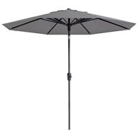 Grote Parasol Paros II 3M A Tilt Licht Grijs van Madison - thumbnail