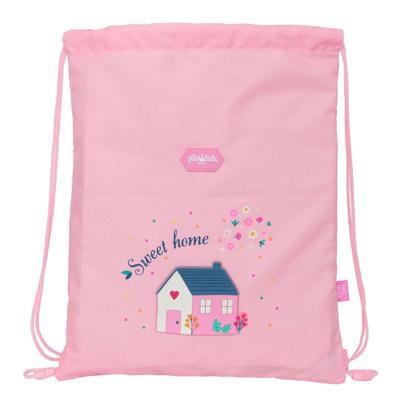 Rugtas met Koordjes Glow Lab Sweet home Roze 26 x 34 x 1 cm Rugtas met Koordjes Glow Lab Sweet home Roze 26 x 34 x 1 cm