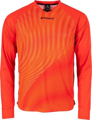 Stanno 415004 Vortex Keeper Shirt Long Sleeve - Orange-Black - S Stanno 415004 Vortex Keeper Shirt Long Sleeve - Orange-Black - S