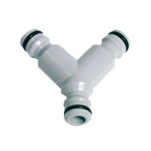 Y-vertakking met 3 nippels (pvc) op kaart Talen Tools - Talentools