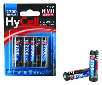 HyCell HR06 2700 Oplaadbare AA batterij (penlite) NiMH 2400 mAh 1.2 V 4 stuk(s)