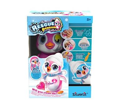 Silverlit Rescue Pinguïn Roze + Licht en Geluid Silverlit Rescue Pinguïn Roze + Licht en Geluid