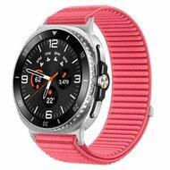 Nylon ribbelbandje - Roze - Samsung Galaxy Watch 8 Classic - 46mm - thumbnail