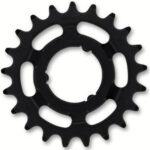 KMC tandwiel 21t zwart 3/32 - heren - fietsen - etrto 25 - chromoly black - thumbnail