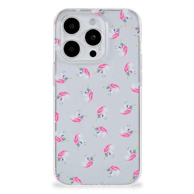 TPU bumper voor iPhone 15 Pro Unicorns TPU bumper voor iPhone 15 Pro Unicorns