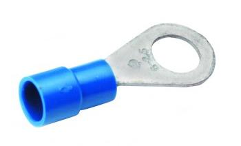 Cimco 180038 Ringkabelschoen Dwarsdoorsnede (max.): 2.50 mm² Schachtdiameter: 6.5 mm Deels geïsoleerd Blauw 1 stuk(s)