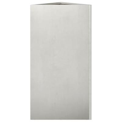 VidaXL Plantenbak driehoek 40x34,5x70 cm roestvrij staal