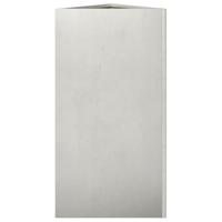 Plantenbak driehoek 40x34,5x70 cm roestvrij staal - thumbnail