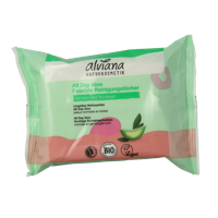 Reinigingsdoekjes vochtig aloe vera 25 Stuks - thumbnail