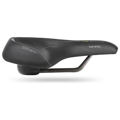 Fietszadel Selle Bassano Suprema 5zone EL Dames met elastomere demping - zwart Fietszadel Selle Bassano Suprema 5zone EL Dames met elastomere demping - zwart