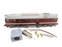 micromotor NF061C motor ombouwset voor Fleischmann BR 120, BR 220, M 62, T 679 - thumbnail