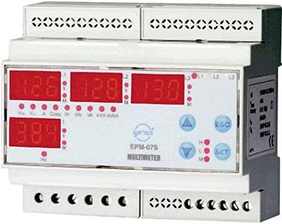ENTES EPM-07S-DIN Netwerkanalyser 1-fasig, 3-fasig Energiemetingen ENTES EPM-07S-DIN Netwerkanalyser 1-fasig, 3-fasig Energiemetingen