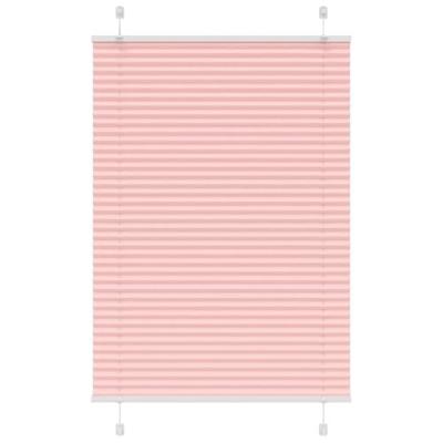 VidaXL Plissé rolgordijn 85x100 cm stofbreedte 84,4 cm polyester roze VidaXL Plissé rolgordijn 85x100 cm stofbreedte 84,4 cm polyester roze