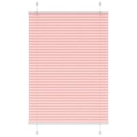 VidaXL Plissé rolgordijn 85x100 cm stofbreedte 84,4 cm polyester roze - thumbnail