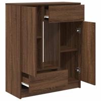 Dressoir met lades en deuren 73x31x90 cm bruin eiken - thumbnail
