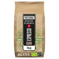 Koffie Douwe Egberts espresso bonen dark roast Organic & Fairtrade 1kg - thumbnail