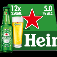 Heineken Premium Pilsener Bier Draaidop Fles 12 x 250ml bij Jumbo - thumbnail