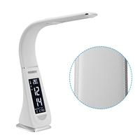 LED tafellamp - 4in1 lamp - kalender - klok - thermometer - wit - thumbnail