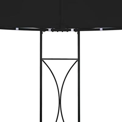 VidaXL Prieel rond 300x290 cm antraciet