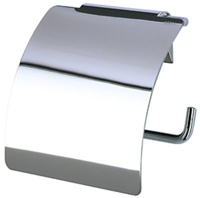 Geesa Hotel Toiletrolhouder met klep Chroom 91145