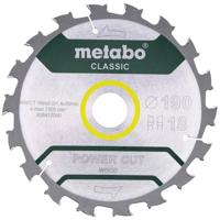 Metabo Accessoires Cirkelzaagblad PowerCutClassic Ø 190x30 18WZ 5° - 628417000 - thumbnail