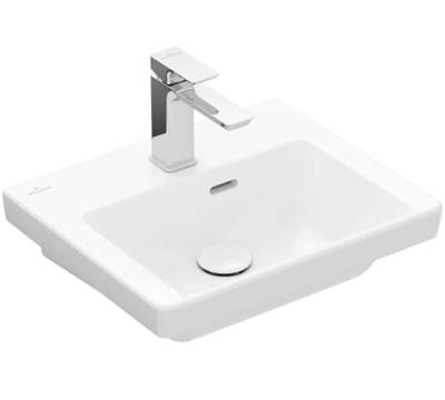 Fontein Villeroy & Boch Subway 3.0 Met CeramicPlus Met Overloop 45x37x14.5 cm Wit Alpin - thumbnail