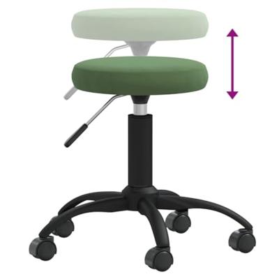 VidaXL Massagekruk fluweel donkergroen - thumbnail