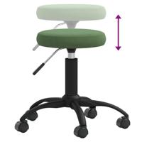 VidaXL Massagekruk fluweel donkergroen - thumbnail