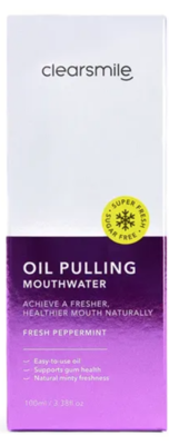 ClearSmile Oil Pulling Mondwater Fresh Peppermint ClearSmile Oil Pulling Mondwater Fresh Peppermint