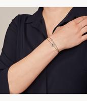 Fossil JF02951791 Classics rosékleurige Damesarmband 175-215 mm - thumbnail