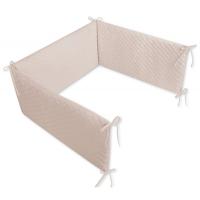 Babybam Bedomrander Soft Velvet Beige-180 X 30 cm - thumbnail