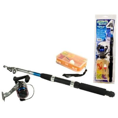 Game on Fishing Tele Werphengel met Accessoires, 2,10m