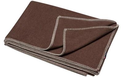 David Fussenegger David Fussenegger SYLT Katoenen Deken Uni mocca 200x140cm