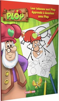 Studio 100 doeboek Kabouter Plop Leer tekenen junior A4