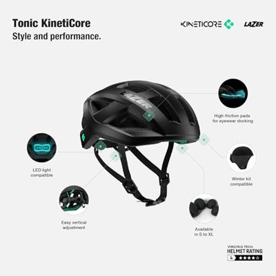 Lazer Tonic Kineticore Helm Geel / Zwart