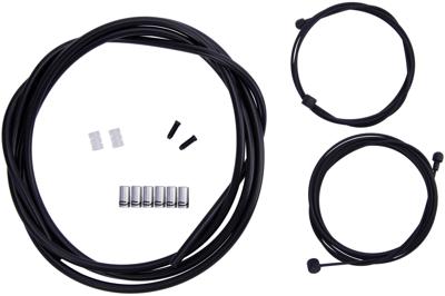CONTEC remkabelset "stop++" ct brake cable set stop++ steel fr+rear compl black