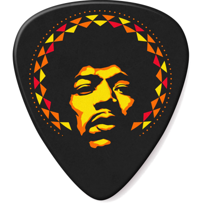 Dunlop Jimi Hendrix 69 Psych Series Aura Mandala plectrumset (6 stuks)