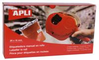Handmatige labelmachine Apli 101419 Rood - thumbnail
