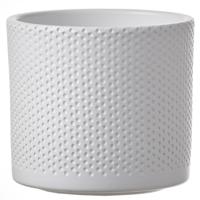 Mica Decorations era Pot wit relief 13x15cm - thumbnail