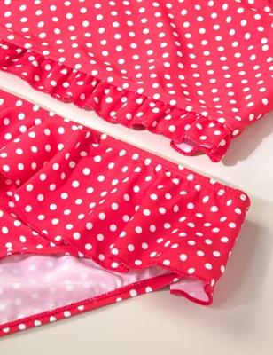 Playshoes bikini Stippen Rood Wit-146-152
