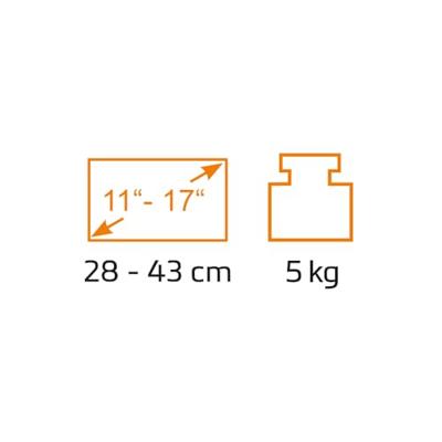 My Wall HT17L Laptopstandaard In hoogte verstelbaar, USB-hub-functie, Kantelbaar