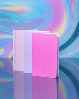 Notitieboek bruynzeel teens a6 set 3st glitter