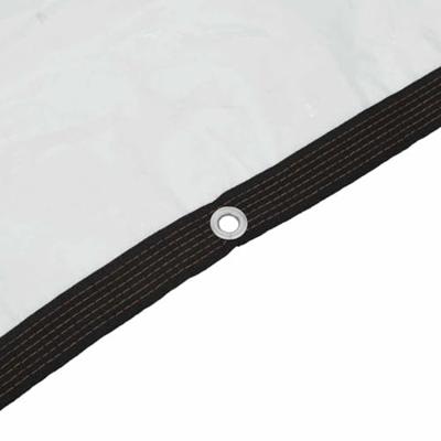 Plantenafdekking met zeilringen 2x5 m polyethyleen