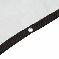 Plantenafdekking met zeilringen 3x10 m polyethyleen - thumbnail