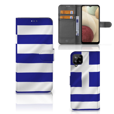 Samsung Galaxy A12 | Bookstyle Case | Griekenland | Portemonnee hoesje