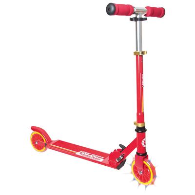 Muuwmi step Fire Patrol jongens 83 cm aluminium rood/geel Muuwmi step Fire Patrol jongens 83 cm aluminium rood/geel